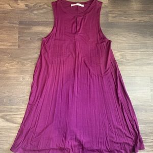 DoubleZero T-shirt Dress with Keyhole